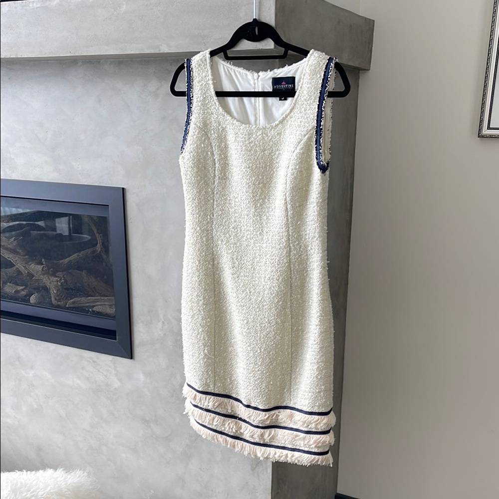 Augustine International - a New Zealand designer- Off-White Sleeveless Dress